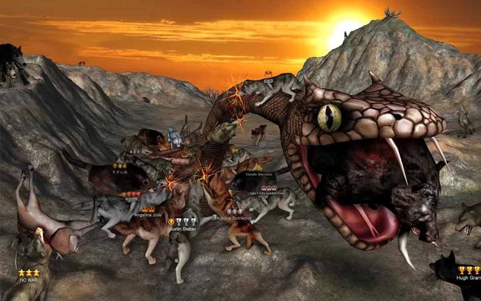 Wolf Online MOD APK — Бесконечная мана и бессмертие — скриншот 1
