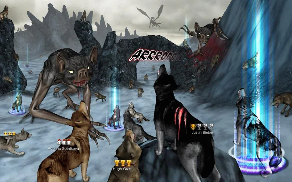 Wolf Online MOD APK — Бесконечная мана и бессмертие — скриншот 2