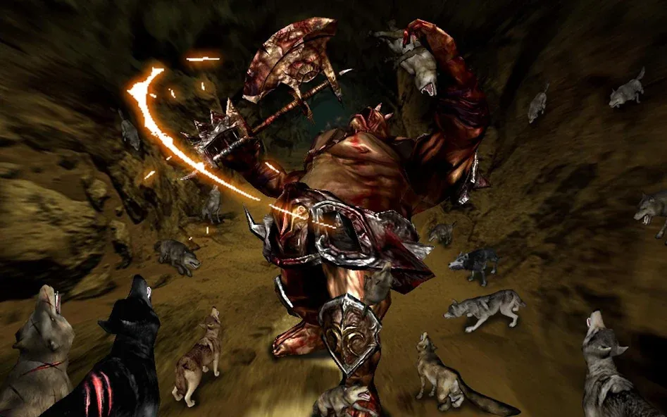 Wolf Online MOD APK — Бесконечная мана и бессмертие — скриншот 4