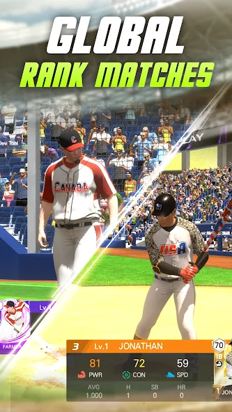 Baseball Play: Real-time PVP Mod APK Много денег — Скачать на Андроид — скриншот 2
