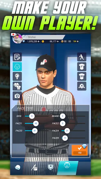 HOB Homerun Battle на Андроид — Мод Бесконечные деньги — скриншот 2
