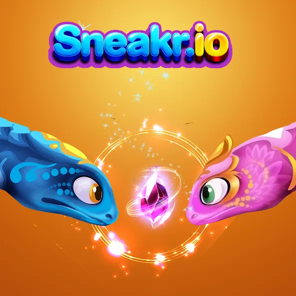 Скачать Sneak.io - Snake Game (Мод: Много денег и бессмертие) на Андроид — скриншот 2