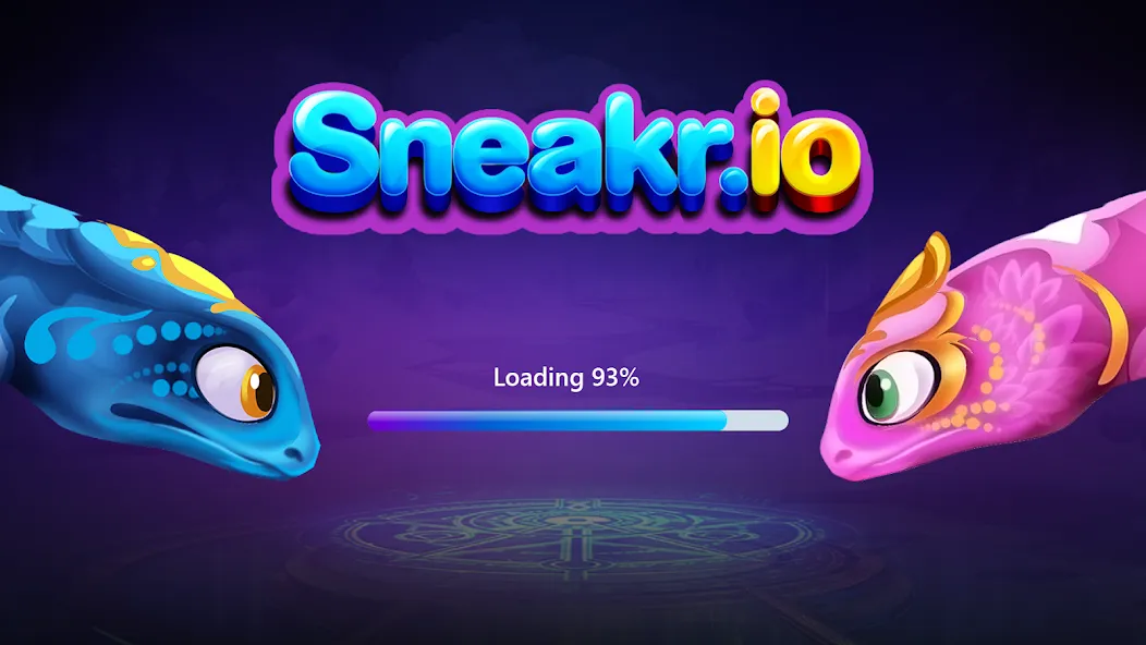 Скачать Sneak.io - Snake Game (Мод: Много денег и бессмертие) на Андроид — скриншот 3