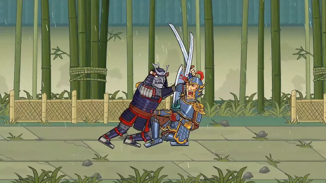 Скачать Crazy Samurai на Андроид — Много денег и открыты все мечи — скриншот 2