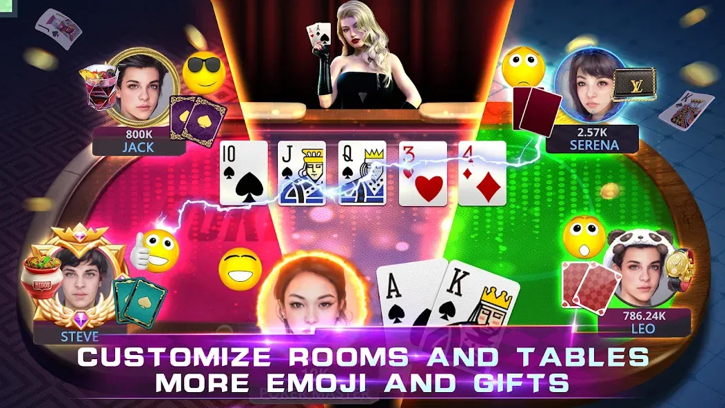 Скачать Poker Master Texas Holdem 2024 (Мод: Много денег) на Андроид — скриншот 5