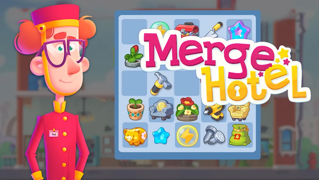 Взломанная Merge Hotel: Family Story Game на Андроид — Много денег — скриншот 1 Взломанная Merge Hotel: Family Story Game на Андроид — Много денег — скриншот 1