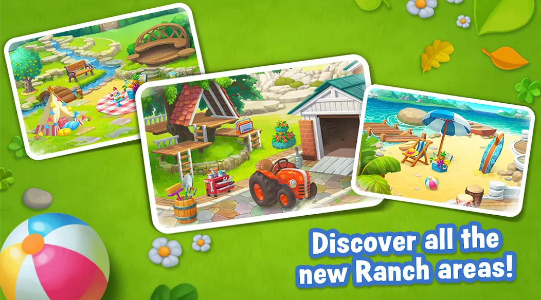 Скачать Ranch Adventures: Amazing Matc на Андроид — Много денег — скриншот 2