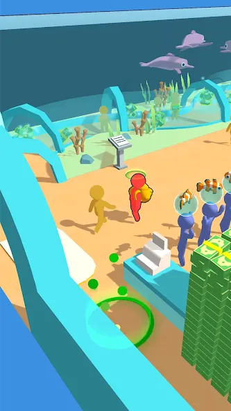 Aquarium Land - Fishbowl World Mod APK Много денег и без рекламы — Скачать на Андроид — скриншот 1 Aquarium Land - Fishbowl World Mod APK Много денег и без рекламы — Скачать на Андроид — скриншот 1