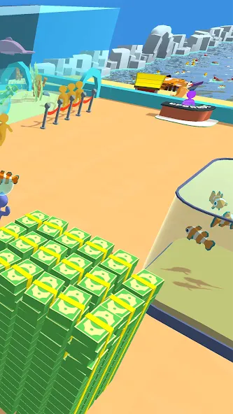 Aquarium Land - Fishbowl World Mod APK Много денег и без рекламы — Скачать на Андроид — скриншот 2 Aquarium Land - Fishbowl World Mod APK Много денег и без рекламы — Скачать на Андроид — скриншот 2