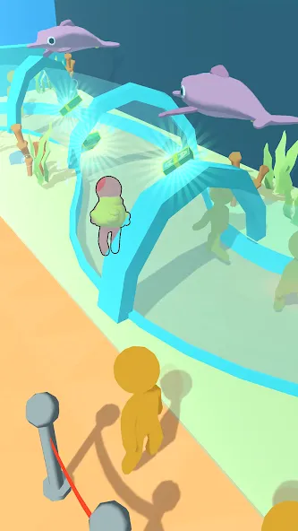 Aquarium Land - Fishbowl World Mod APK Много денег и без рекламы — Скачать на Андроид — скриншот 3 Aquarium Land - Fishbowl World Mod APK Много денег и без рекламы — Скачать на Андроид — скриншот 3