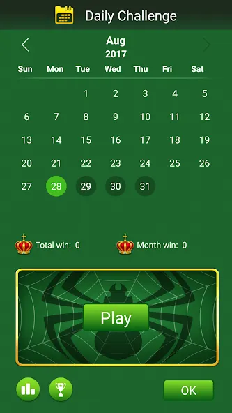 Spider Solitaire — Мод: Все темы разблокированы — скриншот 2