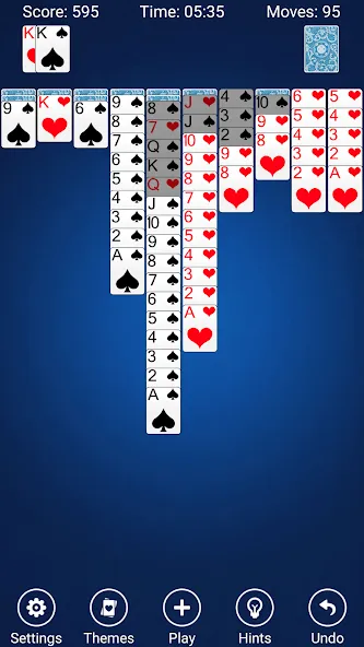 Spider Solitaire — Мод: Все темы разблокированы — скриншот 4