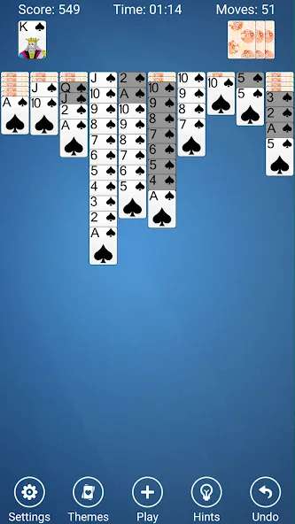 Spider Solitaire — Мод: Все темы разблокированы — скриншот 5