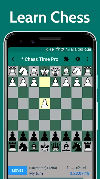 Скачать Chess Time - Multiplayer Chess — Модификация Без рекламы — скриншот 1
