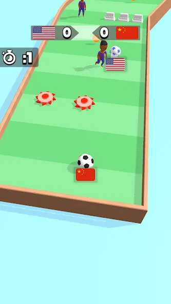 Скачать Soccer Dash на телефон — Бесконечные деньги — скриншот 2