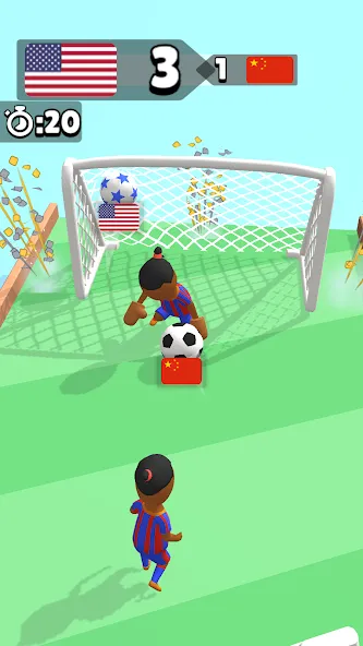 Скачать Soccer Dash на телефон — Бесконечные деньги — скриншот 3