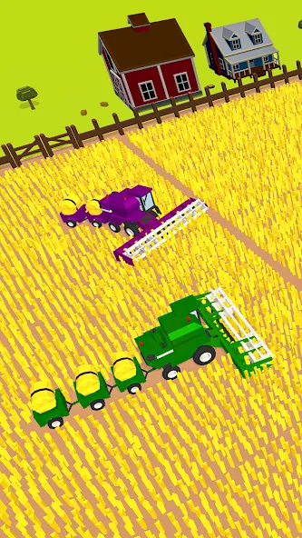 Harvest.io – 3D Farming Arcade MOD APK на Android — Много денег — скриншот 1