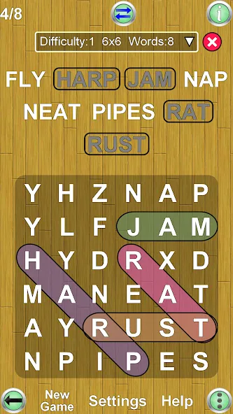 Word Search Ultimate на Андроид — Мод Много денег и без рекламы — скриншот 1