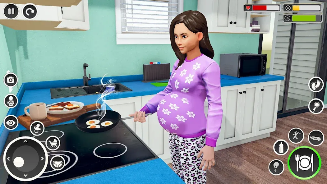Скачать Pregnant Mom Simulator Games MOD APK — Много денег — скриншот 1