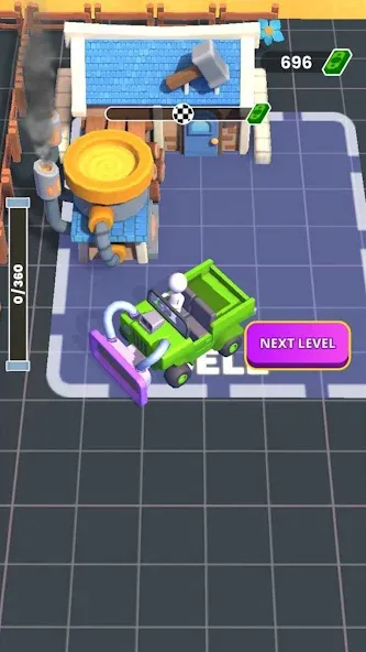 Скачать Sand Miner: Idle Mining Game — Последняя версия (Много денег) — скриншот 1