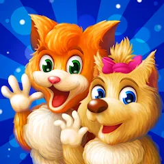 Взлом Cat & Dog Story Adventure Game — Много денег