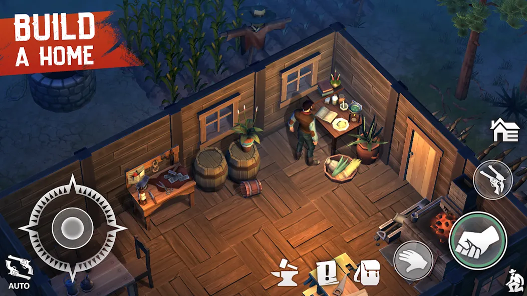 Westland Survival: Cowboy Game — Мод: Бессмертие и много денег — скриншот 5
