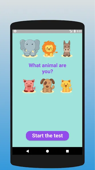 Скачать взлом What animal are you? Test на Андроид — Все тесты разблокированы — скриншот 1 Скачать взлом What animal are you? Test на Андроид — Все тесты разблокированы — скриншот 1
