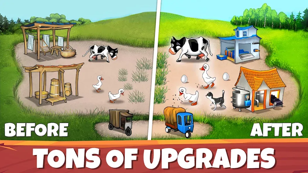 Farm Frenzy: Legendary Classics MOD — Бесконечные деньги на Андроид — скриншот 2