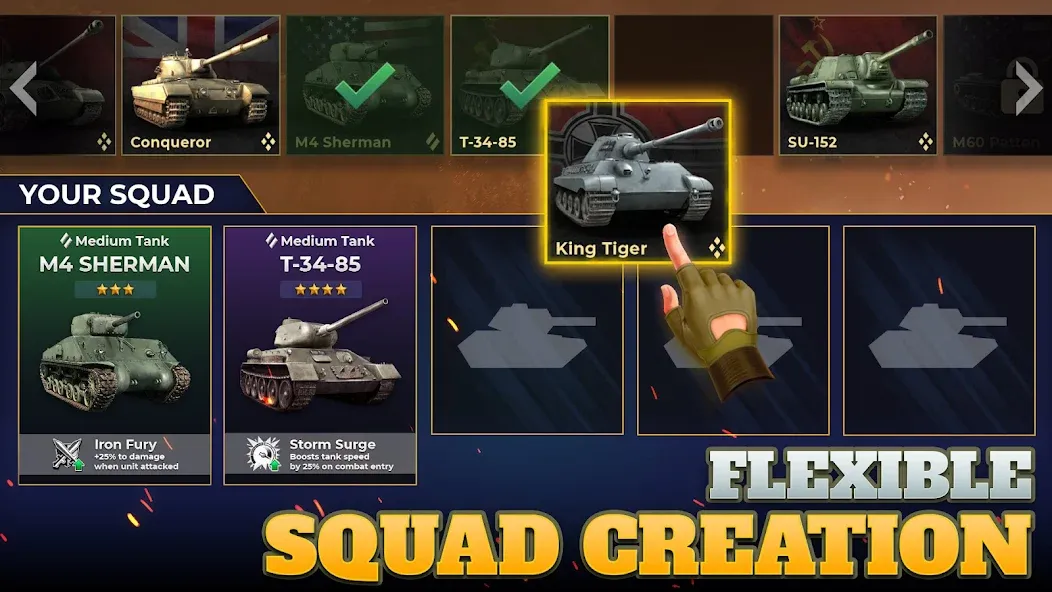 Tanks Charge: Online PvP Arena MOD APK на Android — Много денег — скриншот 4