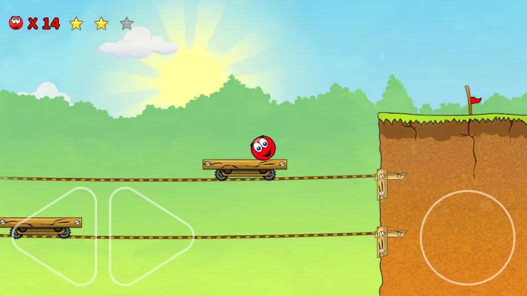Скачать Red Ball 3: Jump for Love! Bou (Мод: Много денег и все уровни открыты) на Андроид — скриншот 1