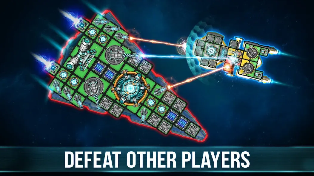 Space Arena: Construct & Fight — Много денег и ресурсов — скриншот 2