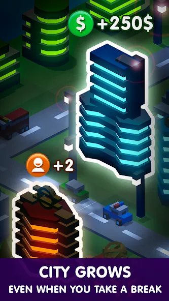 Скачать Tap Tap: Idle City Builder Sim — Модификация Много денег — скриншот 3