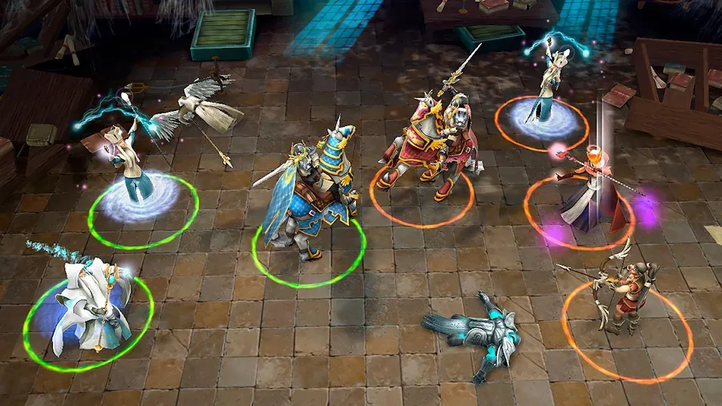 Скачать Heroes of Discord: Offline RPG (Мод: Много денег и кристаллов) на Андроид — скриншот 4 Скачать Heroes of Discord: Offline RPG (Мод: Много денег и кристаллов) на Андроид — скриншот 4