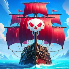 Скачать Pirate Ships・Build and Fight (Мод: Много денег) на Андроид