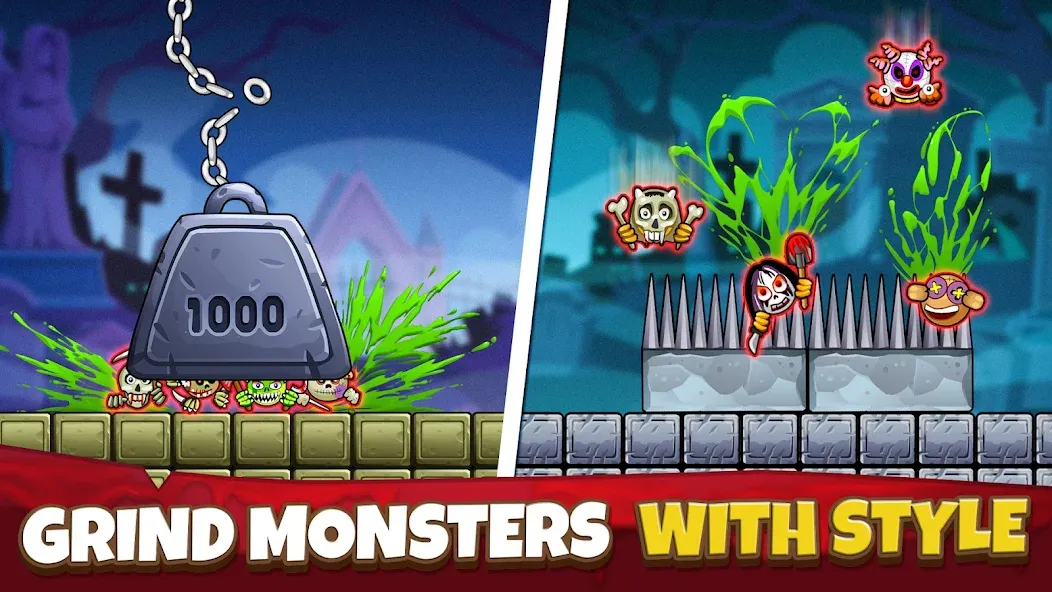 Скачать взломанную Crush the Monsters：Foul Puzzle — Много денег — скриншот 5