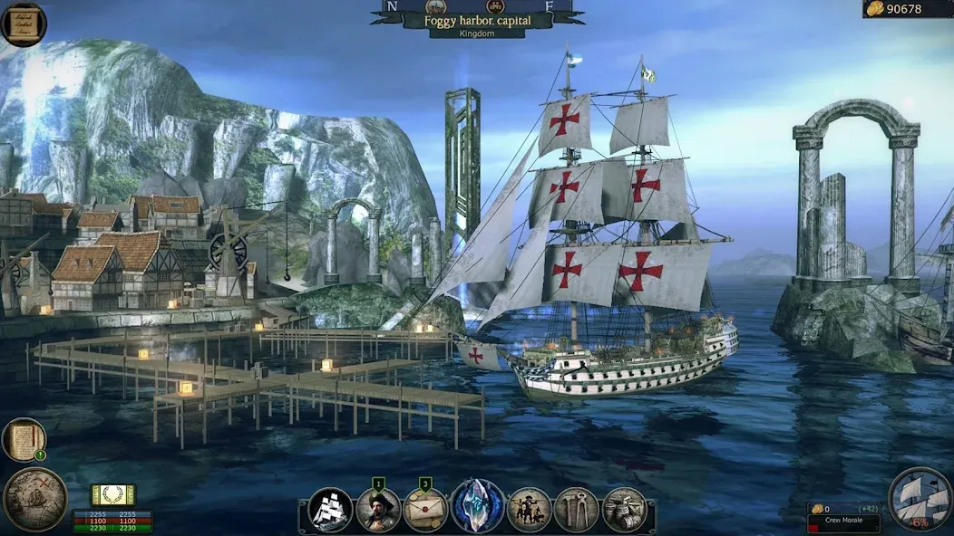 Скачать взлом Pirates Flag－Open-world RPG на Андроид — Много денег и бесплатные покупки — скриншот 4