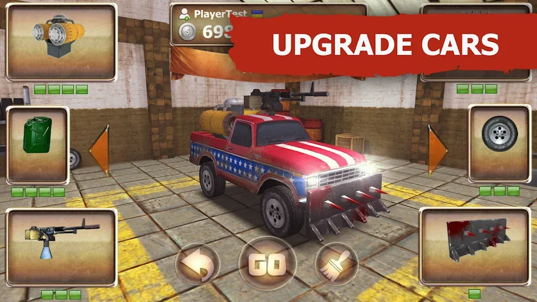 Zombie Derby MOD — Много денег и топлива на Андроид — скриншот 2 Zombie Derby MOD — Много денег и топлива на Андроид — скриншот 2