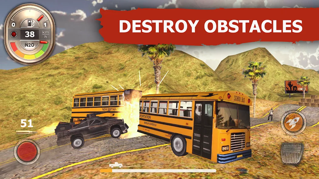 Zombie Derby MOD — Много денег и топлива на Андроид — скриншот 4 Zombie Derby MOD — Много денег и топлива на Андроид — скриншот 4