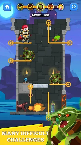 Скачать Hero Rescue на телефон — Много денег и без рекламы — скриншот 4