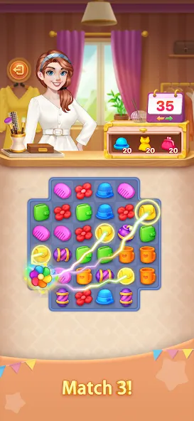 Скачать Hey Beauty: Love & Puzzle (Мод: Много денег) на Андроид — скриншот 3