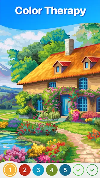 Hey Color Paint by Number Art MOD — Много подсказок и без рекламы на Андроид — скриншот 1 Hey Color Paint by Number Art MOD — Много подсказок и без рекламы на Андроид — скриншот 1
