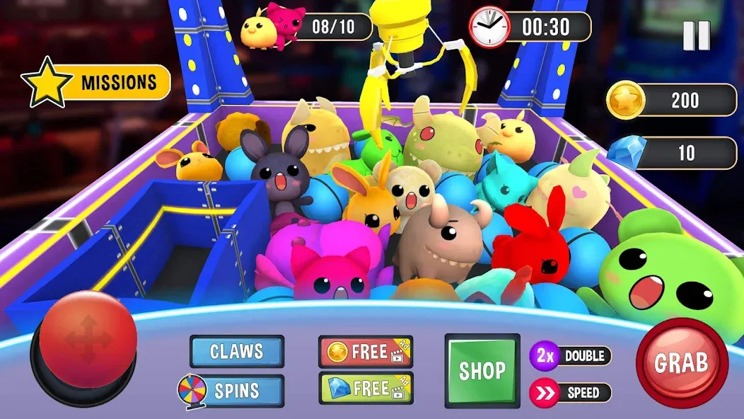 Claw Machine Games Crane Game MOD — Много денег на Андроид — скриншот 1 Claw Machine Games Crane Game MOD — Много денег на Андроид — скриншот 1