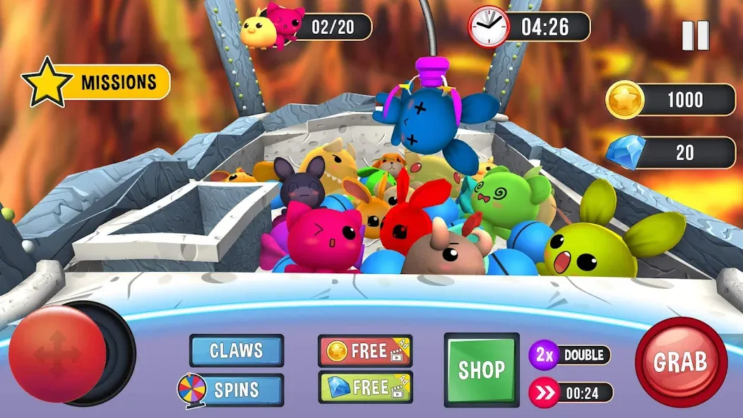 Claw Machine Games Crane Game MOD — Много денег на Андроид — скриншот 4 Claw Machine Games Crane Game MOD — Много денег на Андроид — скриншот 4