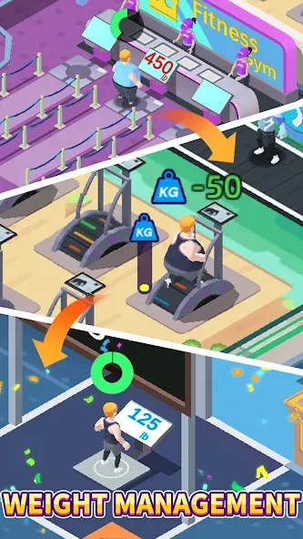 Скачать Fitness Club Tycoon на Андроид — Много денег — скриншот 1 Скачать Fitness Club Tycoon на Андроид — Много денег — скриншот 1