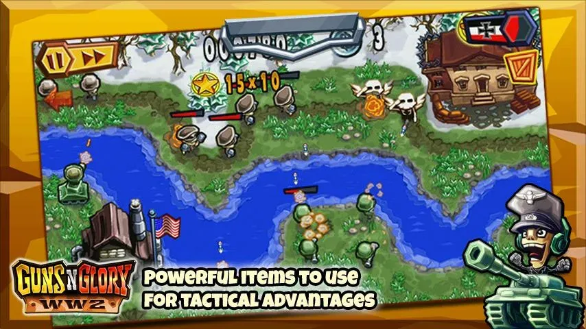 Guns'n'Glory WW2 Mod APK Много денег и золота — Скачать на Андроид — скриншот 4