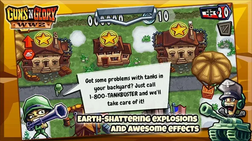Guns'n'Glory WW2 Mod APK Много денег и золота — Скачать на Андроид — скриншот 5
