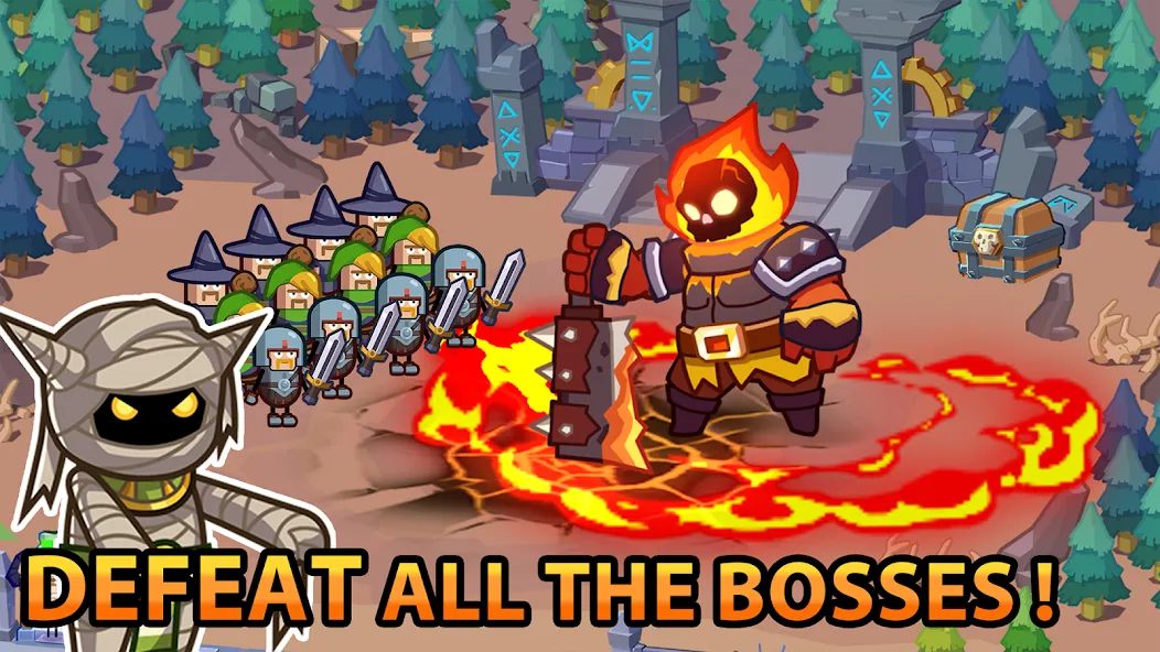 Взлом Hero Making Tycoon: Idle Games — Много денег — скриншот 2
