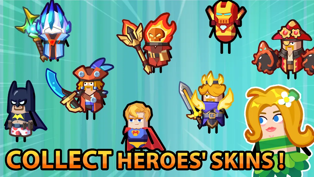 Взлом Hero Making Tycoon: Idle Games — Много денег — скриншот 4