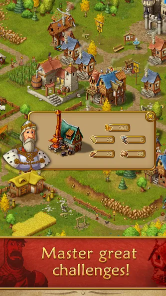 Скачать Townsmen (Мод: Много денег) на Андроид — скриншот 4