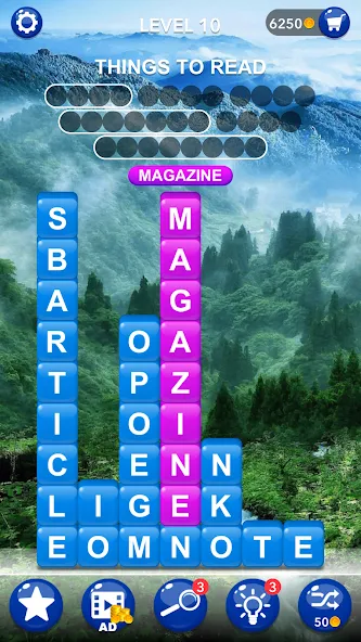 Скачать Word Tiles :Hidden Word Search MOD APK — Много денег — скриншот 2